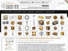 Tablet Screenshot of baron-des-casse-tete.com